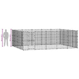 Outdoor Dog Kennel Steel 24.2 m?