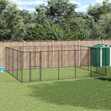 Outdoor Dog Kennel Steel 24.2 m?