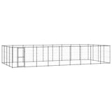 Outdoor Dog Kennel Steel 43.56 m²