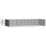 Outdoor Dog Kennel Steel 43.56 m? - Extra Image