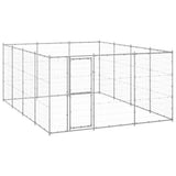 Outdoor Dog Kennel Galvanised Steel 14.52 m?