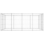 Outdoor Dog Kennel Galvanised Steel 14,52 m²