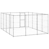 Outdoor Dog Kennel Galvanised Steel 14.52 m?