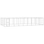 Outdoor Dog Kennel Galvanised Steel 43,56 m²