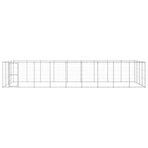 Outdoor Dog Kennel Galvanised Steel 43,56 m²
