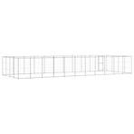 Outdoor Dog Kennel Galvanised Steel 43,56 m²