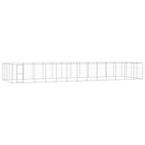 Outdoor Dog Kennel Galvanised Steel 53.24 m?