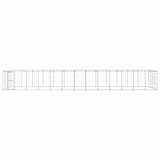 Outdoor Dog Kennel Galvanised Steel 53.24 m?