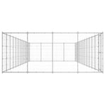Outdoor Dog Kennel Galvanised Steel 53,24 m²
