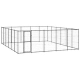 Outdoor Dog Kennel Steel 36.3 m?