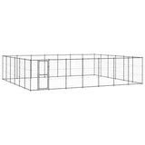 Outdoor Dog Kennel Steel 50.82 m²