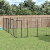 Outdoor Dog Kennel Steel 50.82 m?