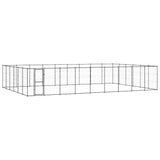 Outdoor Dog Kennel Steel 65.34 m?