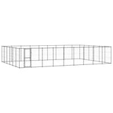 Outdoor Dog Kennel Steel 65.34 m²