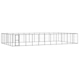 Outdoor Dog Kennel Steel 79.86 m?