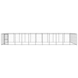 Outdoor Dog Kennel Steel 79.86 m?