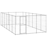 Outdoor Dog Kennel Galvanised Steel 21.78 m?