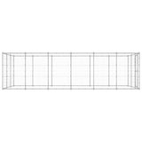 Outdoor Dog Kennel Galvanised Steel 21.78 m?