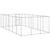 Outdoor Dog Kennel Galvanised Steel 21.78 m?