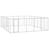 Outdoor Dog Kennel Galvanised Steel 36.3 m?