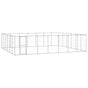 Outdoor Dog Kennel Galvanised Steel 50,82 m²
