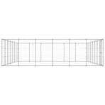 Outdoor Dog Kennel Galvanised Steel 50,82 m²
