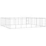 Outdoor Dog Kennel Galvanised Steel 50,82 m²