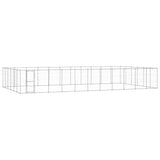 Outdoor Dog Kennel Galvanised Steel 79.86 m?