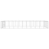 Outdoor Dog Kennel Galvanised Steel 79.86 m?