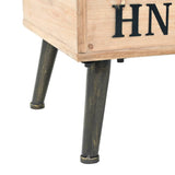 Storage Bench 110 cm Solid Firwood - Extra Image