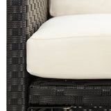 Garden Chairs 4 pcs Poly Rattan Black - Extra Image