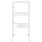 Bathroom Washbasin Frame White 40x38x83 cm Iron