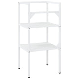 Bathroom Washbasin Frame White 40x38x83 cm Iron - 45-Degree Angle