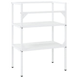 Bathroom Washbasin Frame White 59x38x83 cm Iron