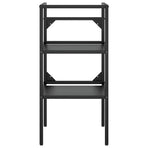 Bathroom Washbasin Frame Black 40x38x83 cm Iron