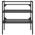 Bathroom Washbasin Frame Black 79x38x83 cm Iron