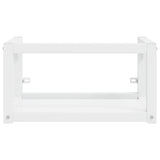 Wall-mounted Bathroom Washbasin Frame White 59x38x31 cm Iron