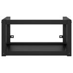 Wall-mounted Bathroom Washbasin Frame Black 59x38x31 cm Iron