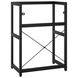 Bathroom Washbasin Frame Black 59x38x83 cm Iron - 45-Degree Angle