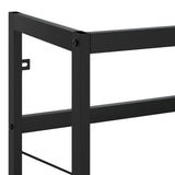 Bathroom Washbasin Frame Black 59x38x83 cm Iron - Rear View