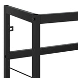 Bathroom Washbasin Frame Black 79x38x83 cm Iron - Rear View