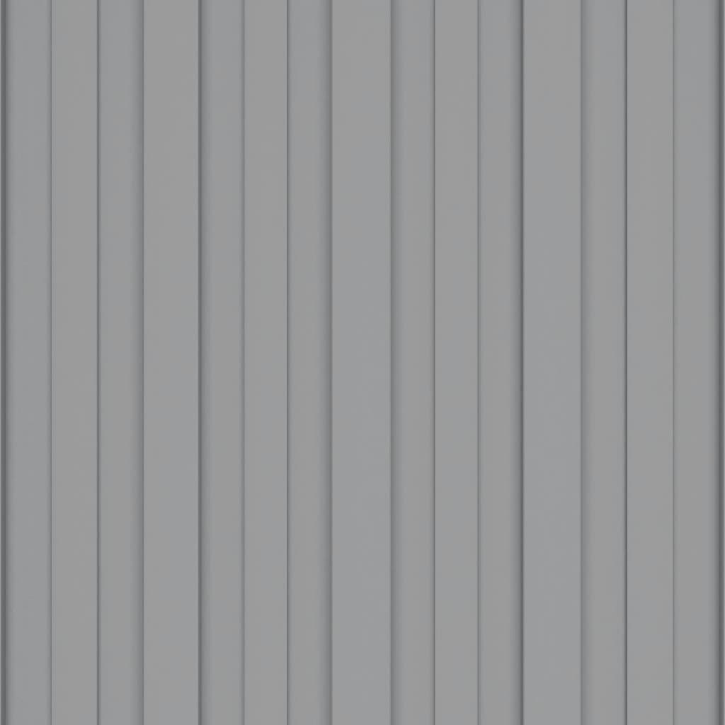 Roof Panels 12 pcs Galvanised Steel Grey 80x45 cm