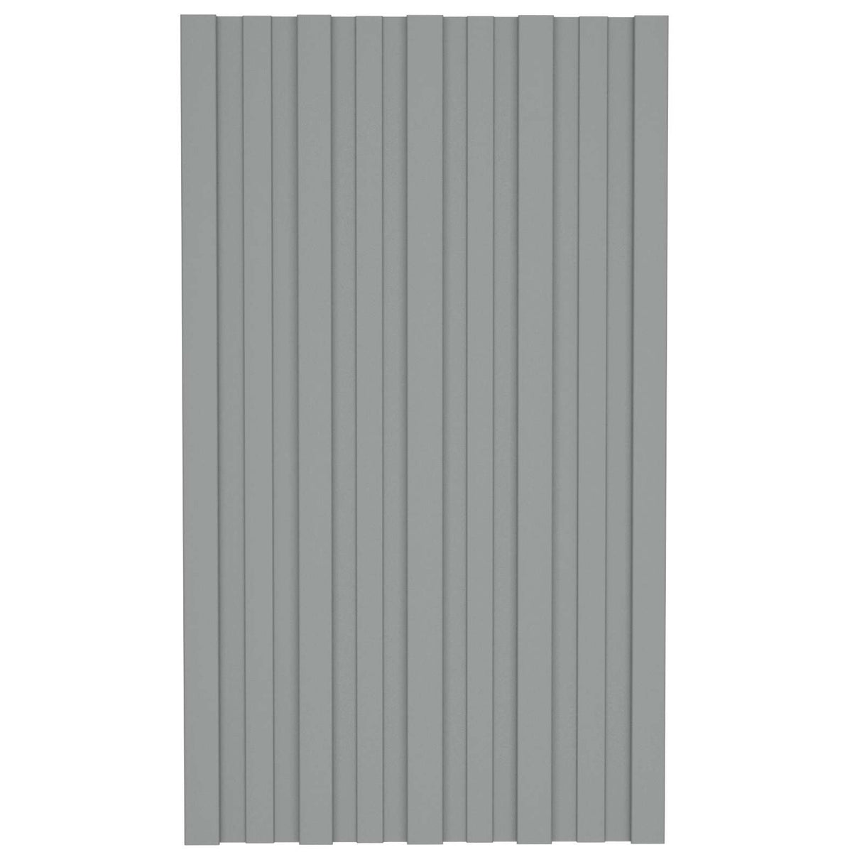 Roof Panel 36 pcs Grey 80 x 45 cm Galvanised steel