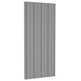 Roof Panels 36 pcs Galvanised Steel Grey 100x45 cm - 45-Degree Angle