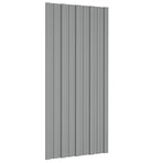 Roof Panel 36 pcs Grey 100 x 45 cm Galvanised steel