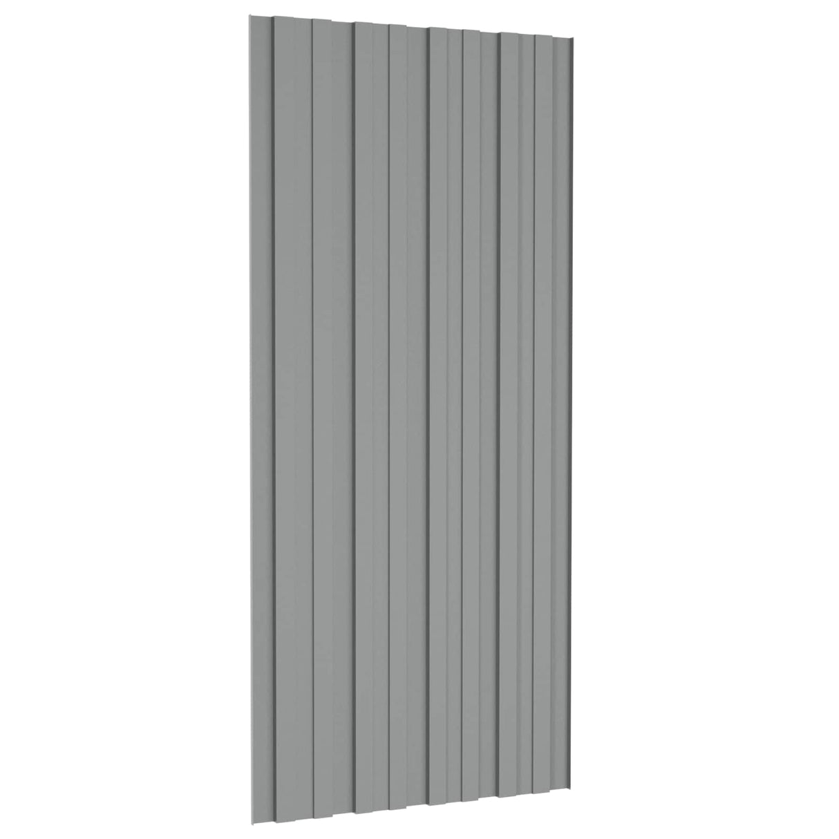 Roof Panel 36 pcs Grey 100 x 45 cm Galvanised steel