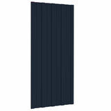 Roof Panel 12 pcs Anthracite 100 x 45 cm Galvanised steel