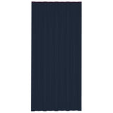 Roof Panel 12 pcs Anthracite 100 x 45 cm Galvanised steel - Side View