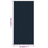 Roof Panel 36 pcs Anthracite 100 x 45 cm Galvanised steel