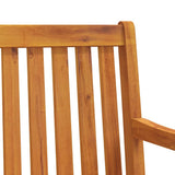 Garden Swing Bench 110 cm Solid Acacia Wood - Close-Up Angle